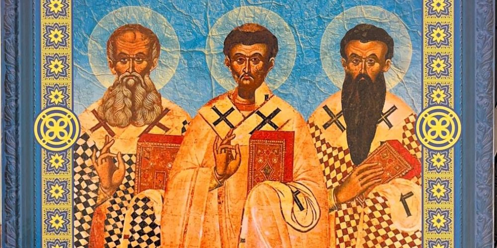 Надпорожская О. «Василий Великий, Григорий Богослов, Иоанн Златоуст»